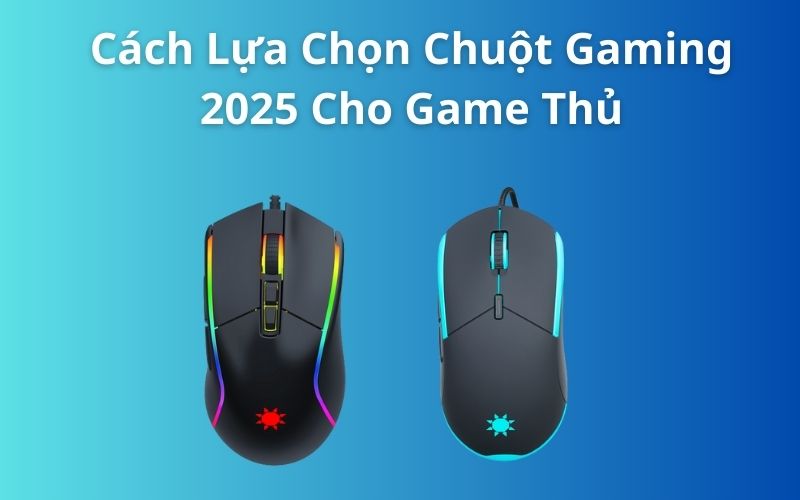 Cách Lựa Chọn Chuột Gaming 2025 Cho Game Thủ: Hướng Dẫn Chi Tiết Từ A–Z