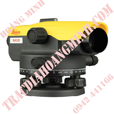 Máy thủy bình tự động Leica NA320, thiết kế bền bỉ, độ phóng đại 20x, dùng đo cao độ trong xây dựng cơ bản