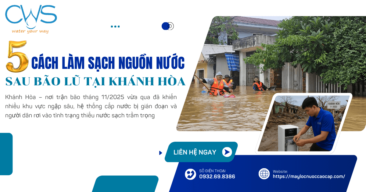 5 Cách Làm Sạch Nguồn Nước Sau Bão Lũ Tại Khánh Hòa