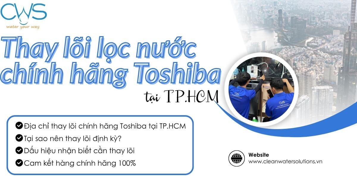 Địa Chỉ Thay Lõi Lọc Nước Toshiba Uy Tín Tại TP.HCM