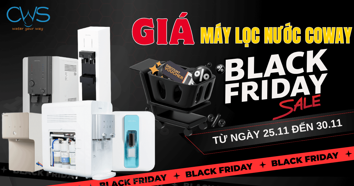Giá Máy Lọc Nước Coway Giảm Sâu Black Friday 2025