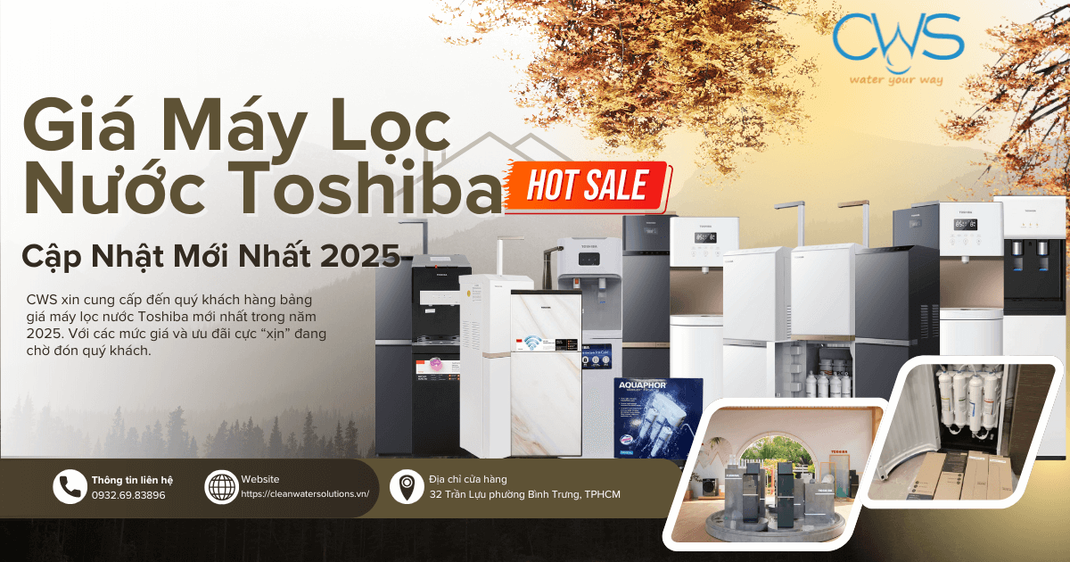 Giá Máy Lọc Nước Toshiba - Cập Nhật Mới Nhất 2025