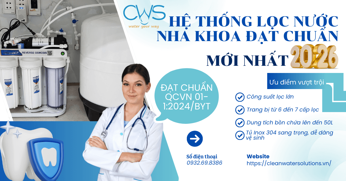 Hệ Thống Lọc Nước Nha Khoa Chuẩn Cho Phòng Khám Hiện Đại