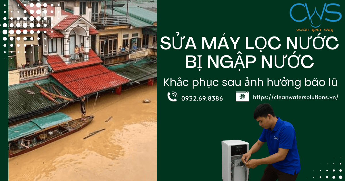 Hướng Dẫn Sửa Máy Lọc Nước Bị Ngập Lâu Trong Lũ