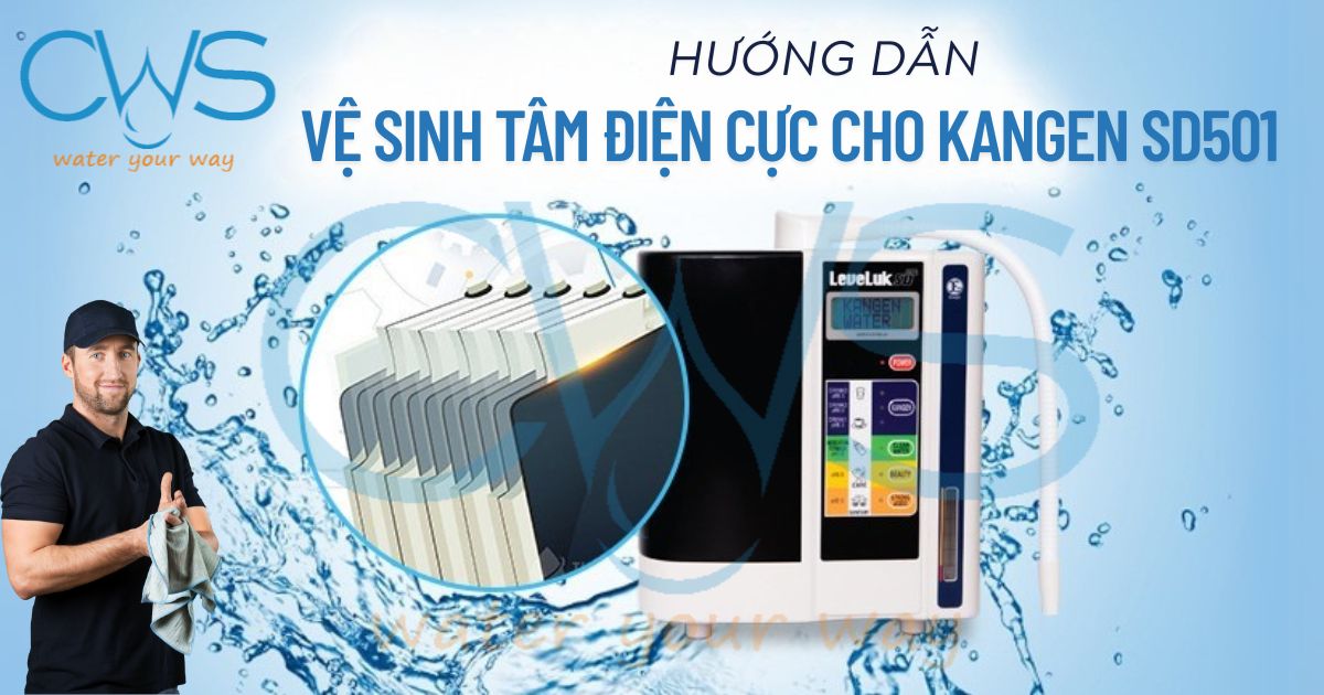 Vệ sinh điện cực Kangen SD501 - Hướng dẫn cách làm cực kỳ đơn giản