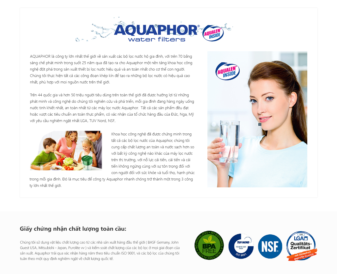 Máy lọc nước Aquaphor Trio Norma Softening