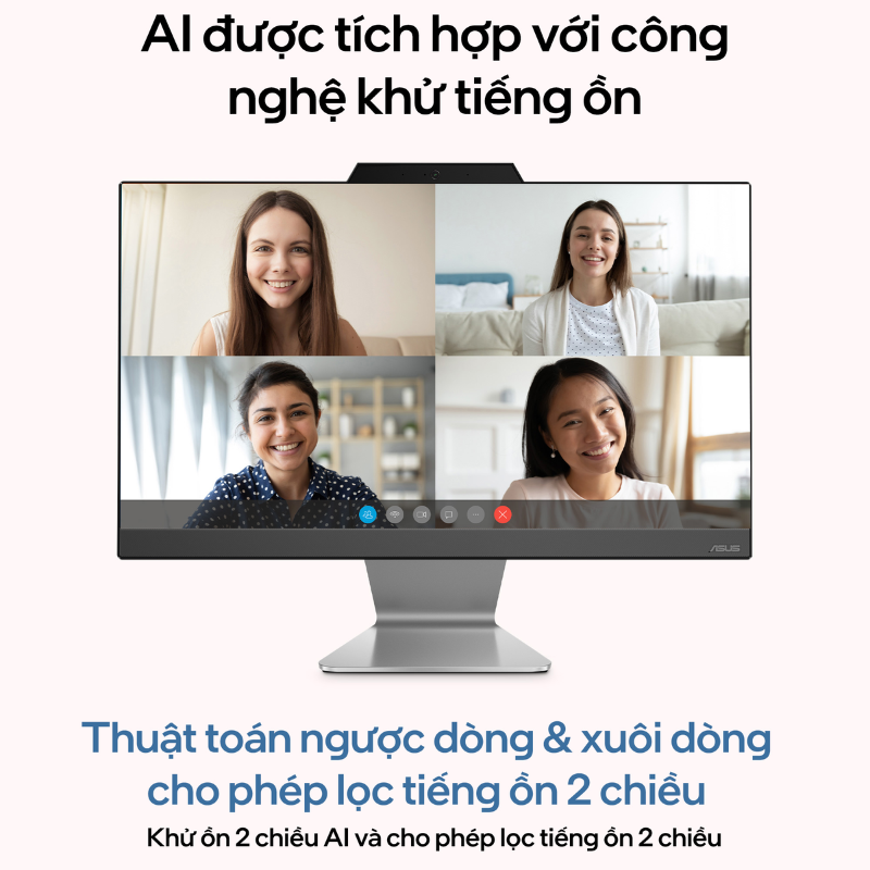 All In One ASUS A3402WBAK-WPC048W - AI khử ồn