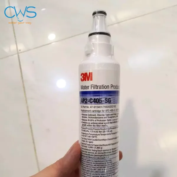 Ảnh Thực Tế Lõi Lọc Nước 3M Aqua-Pure AP2 C405 SG Tại Showroom CWS
