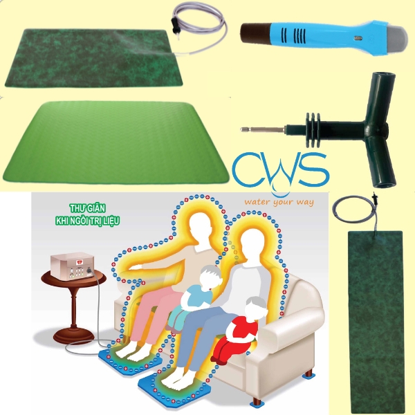 Các phụ kiện đi kèm máy xung điện GH-14000