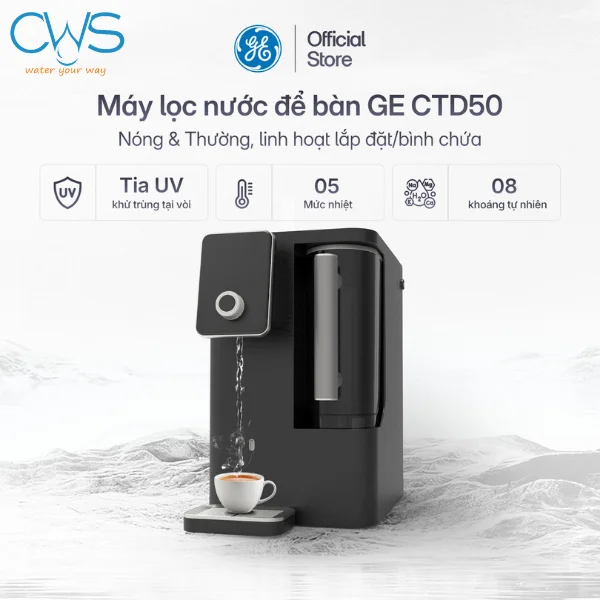 Các Tính Năng Của Máy Lọc Nước GE CTD50