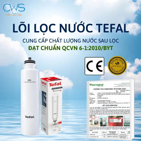 Các Tiêu Chuẩn Và Chứng Nhận Liên Đến Chất Lượng Sau Lọc Của Lõi Lọc Nước Tefal