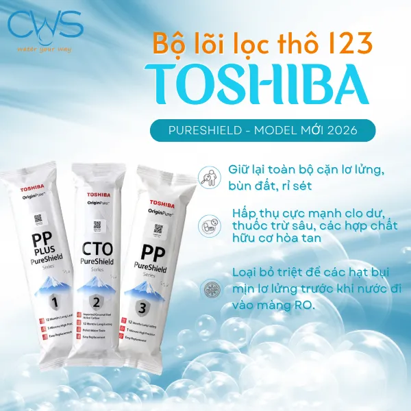 Cấu Tạo Và Hiệu Năng Của Bộ Lõi Lọc Nước Toshiba TWP-WA2SVN(K) - Bộ Lõi Thô 123