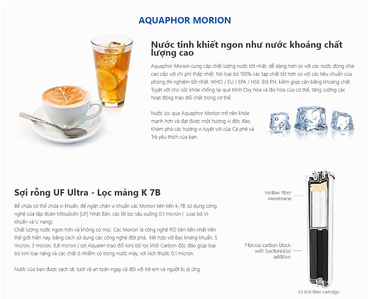 Máy lọc nước RO Aquaphor Morion