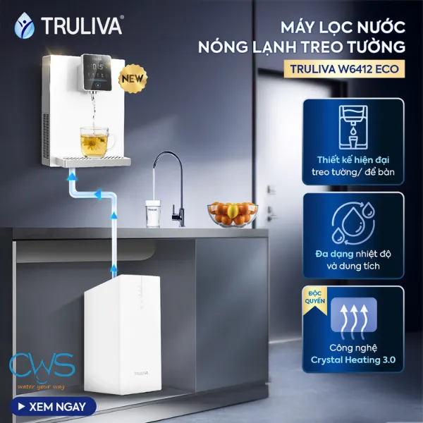 Chi 12–19 Triệu Mua Máy Lọc Nước Nóng Lạnh Truliva W6412 UR3626 - Có Đáng Để Đầu Tư Không