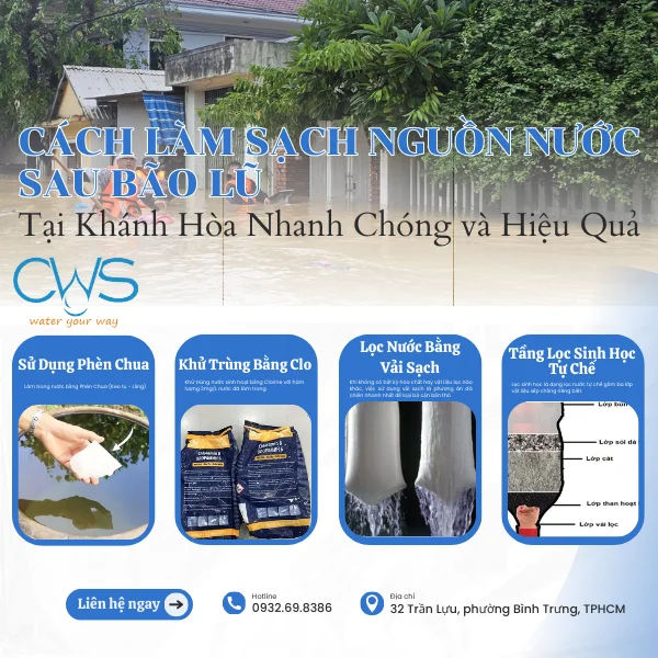 Chia Sẻ Những Cách Làm Sạch Nguồn Nước Sau Bão Lũ Tại Khánh Hòa Nhanh Chóng và Hiệu Quả