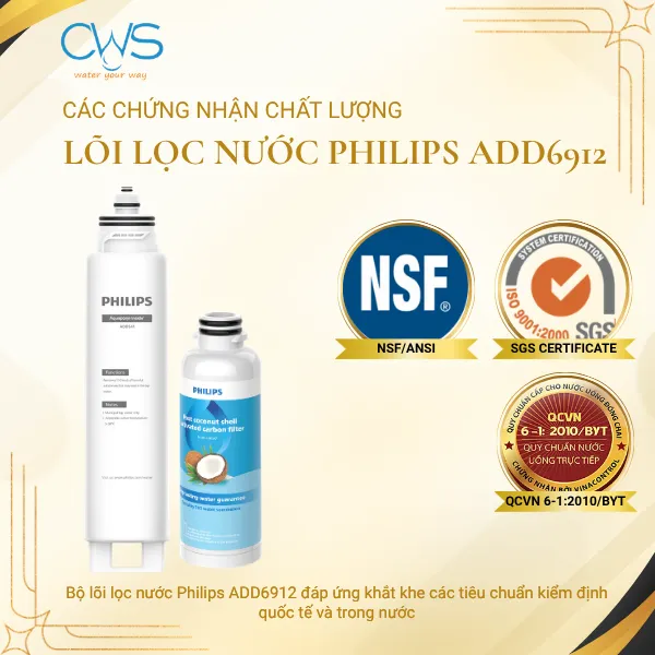 Chứng Nhận Và Tiêu Chuẩn Liên Quan Đến Bộ Lõi Philips ADD6912