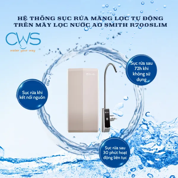 Cơ Chế Tự Làm Sạch Auto Flush — Duy Trì Hiệu Suất Lọc Bền Vững Theo Thời Gian