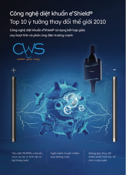 Công Nghệ Độc Quyền và Vật Liệu Lọc Cao Cấp Công nghệ khử trùng eShield