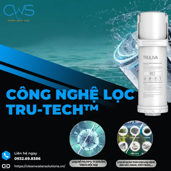 Công nghệ TRU-TECH™ – Nền tảng tạo nên nước sạch chuẩn uống trực tiếp