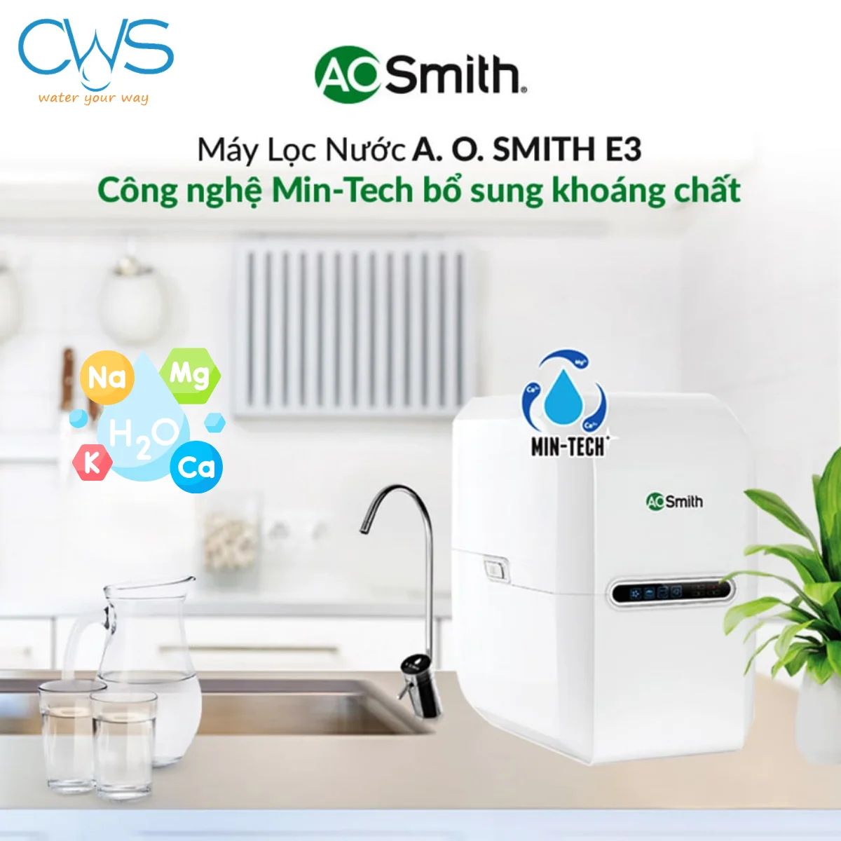 Công Nghệ Min-Tech Bổ Sung Khoáng Chất Thiết Yếu Cho Cơ Thể