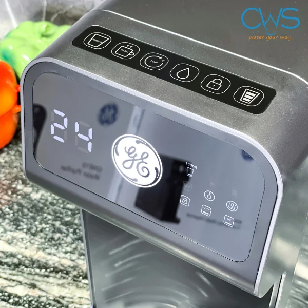 Đèn cảnh báo thay lõi trên màn hình máy lọc nước GE B04