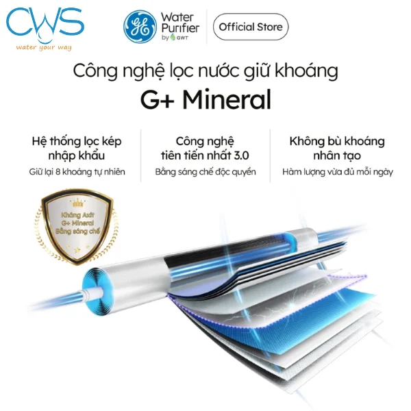 G+ Mineral — Công Nghệ Giữ Khoáng Được Cấp Bằng Sáng Chế