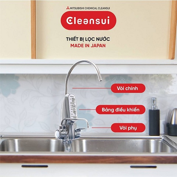 Thiết bị lọc nước tạo ion kiềm Mitsubishi Cleansui EU301