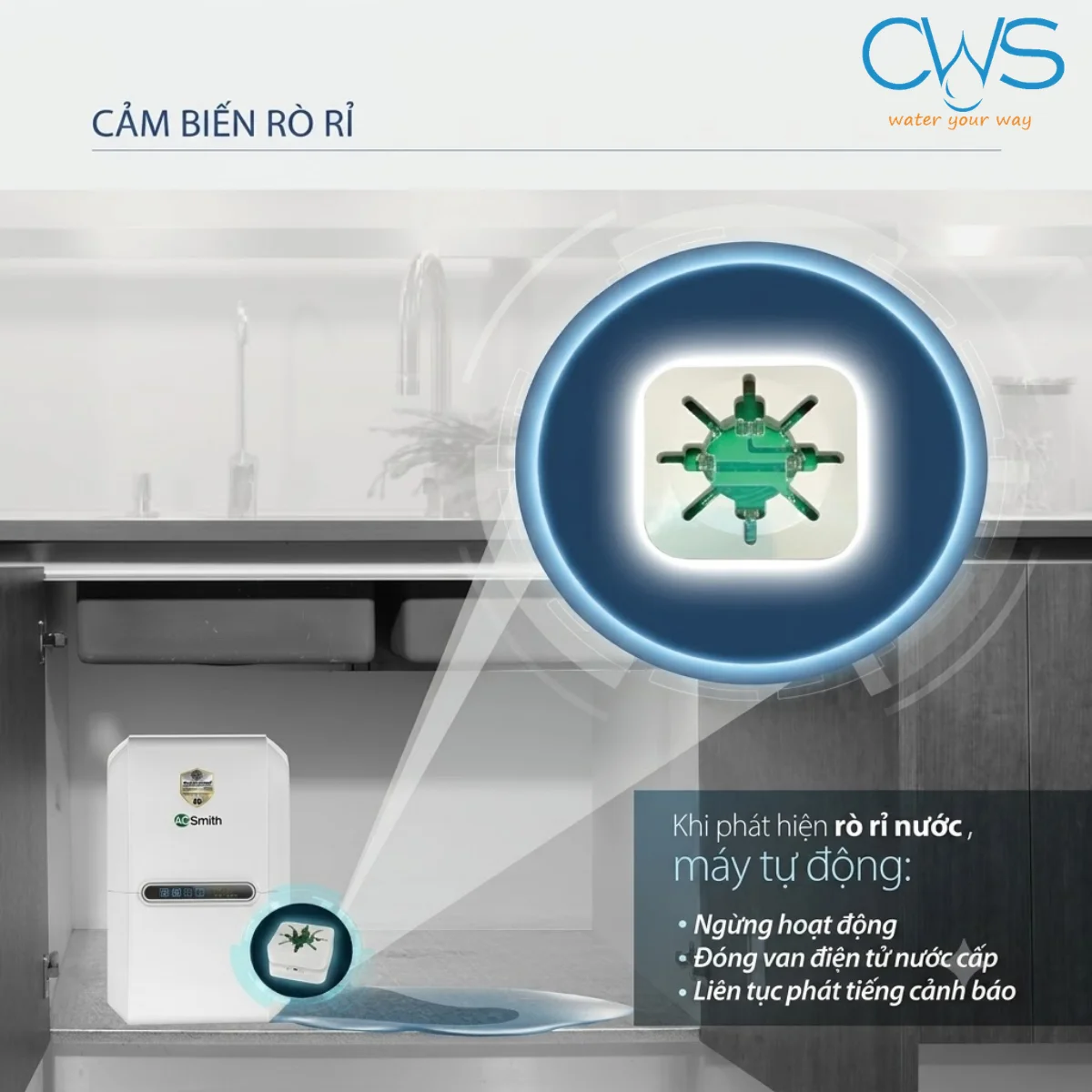 Giám Sát Rò Rỉ Nước Và Bảo Vệ Thiết Bị Chủ Động