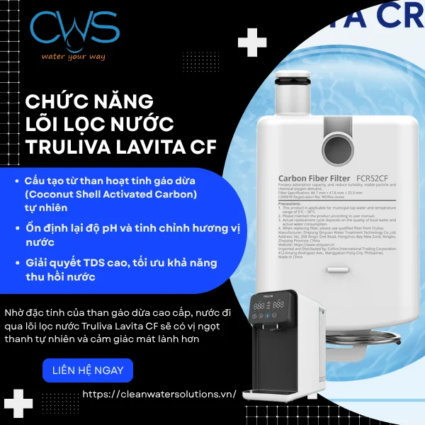 Hiệu Năng Của Lõi Lọc Truliva Lavita CF