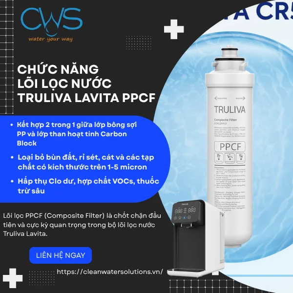 Hiệu Năng Của Lõi Lọc Truliva Lavita PPCF