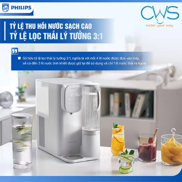 Hiệu Suất Lọc Cao Với Tỷ Lệ Thu Hồi Nước 3:1
