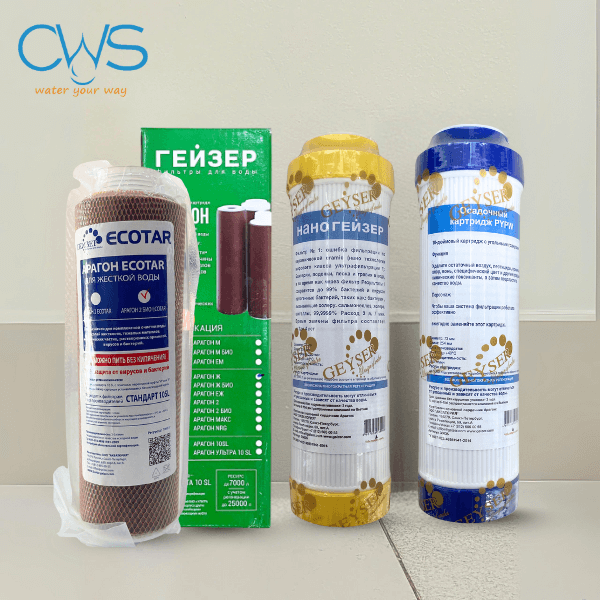 HÌnh ảnh thực tế bộ lõi lọc 123 Geyser