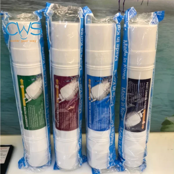 Hình Ảnh Thực Tế Lõi Lọc Nước 1234 Đúc Hàn Quốc Tại CWS