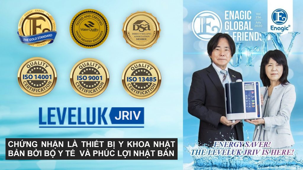 Máy điện giải ion kiềm Kangen Leveluk JRIV