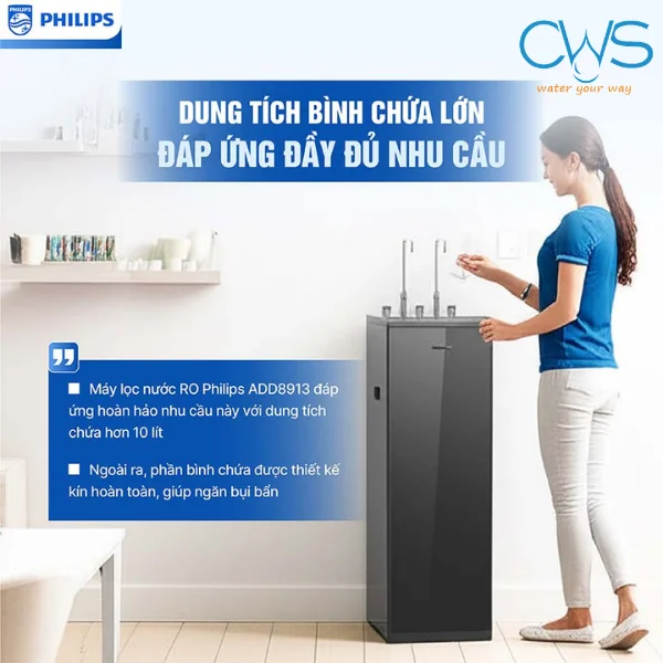 Khả Năng Cung Cấp Nước Ổn Định Nhờ Bình Chứa Lớn