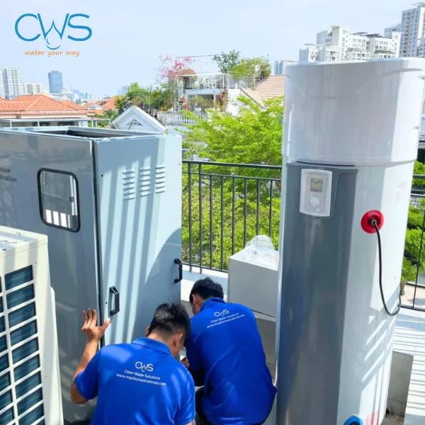 Lắp Đặt Thực Tế Hệ Thống Lọc Tổng 3M Aqua-Pure Full Tại Nhà Khách