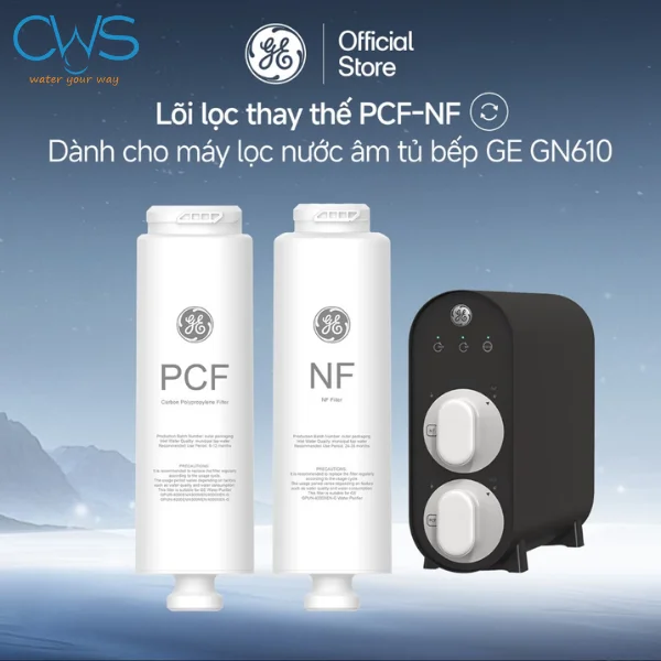 Lõi Lọc Nước GE GN610 Thay Thế - Công Nghệ Lọc Thế Hệ Mới