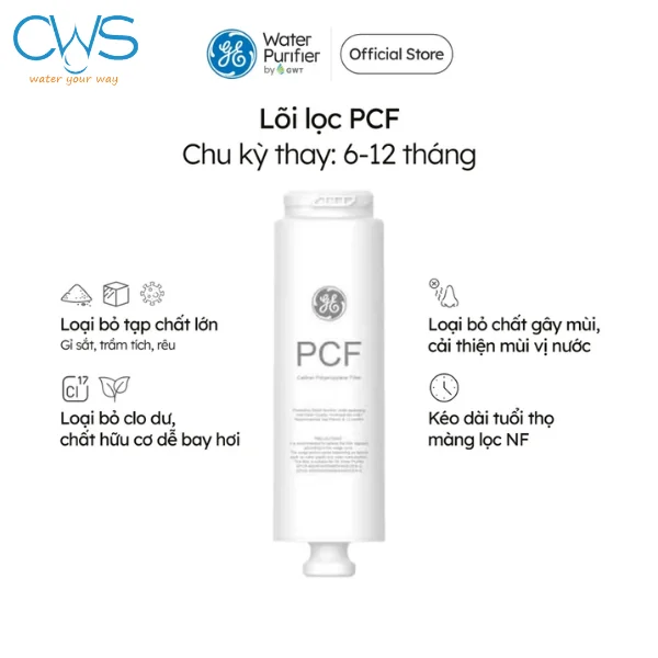 Lõi lọc nước PCF GE GN610