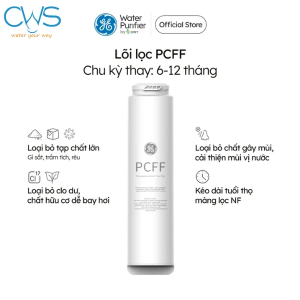 Lõi lọc nước PCFF GE DN810