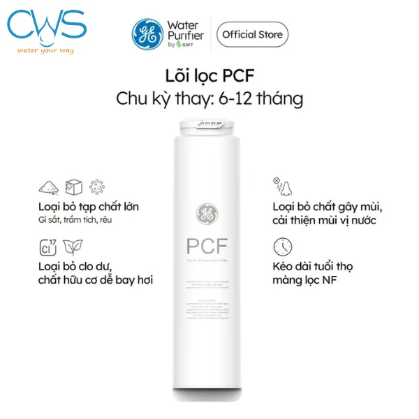 Lõi Lọc Tổng Hợp PCF (Pre-Carbon Filter)