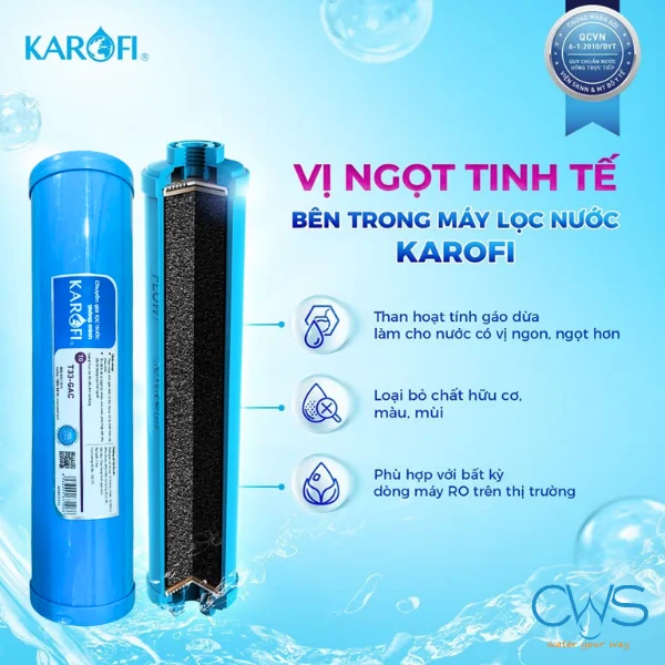 Lõi GAC-T33 – Tăng Vị Ngọt Tự Nhiên Cho Nước Uống