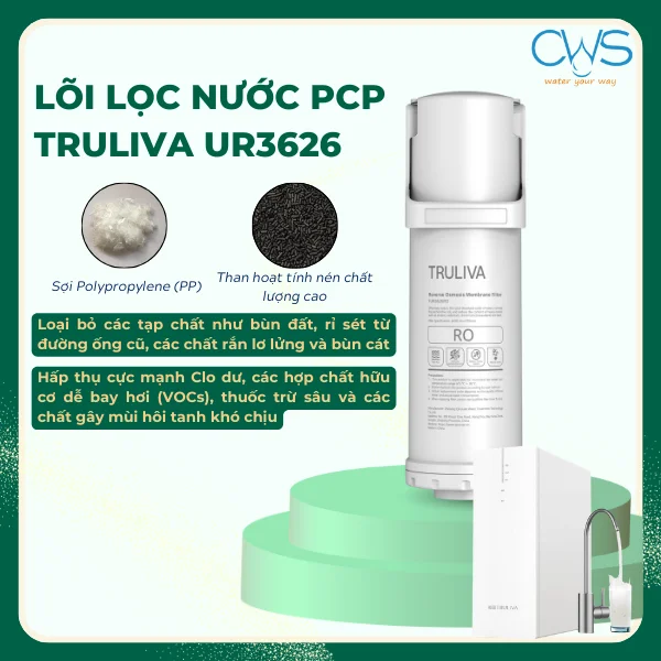 Lõi Lọc Nước PCP – Lọc Thô Kết Hợp Khử Hóa Chất