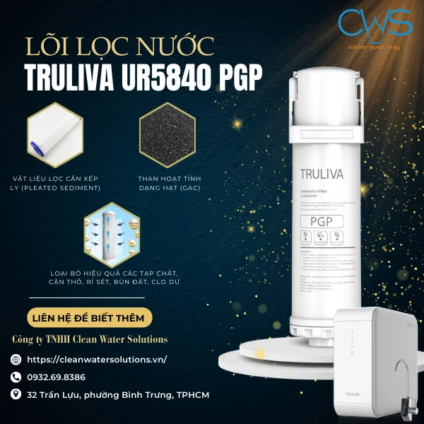 Lõi Lọc PGP – Kết Hợp Than Hoạt Tính Tiền Xử Lý Nguồn Nước