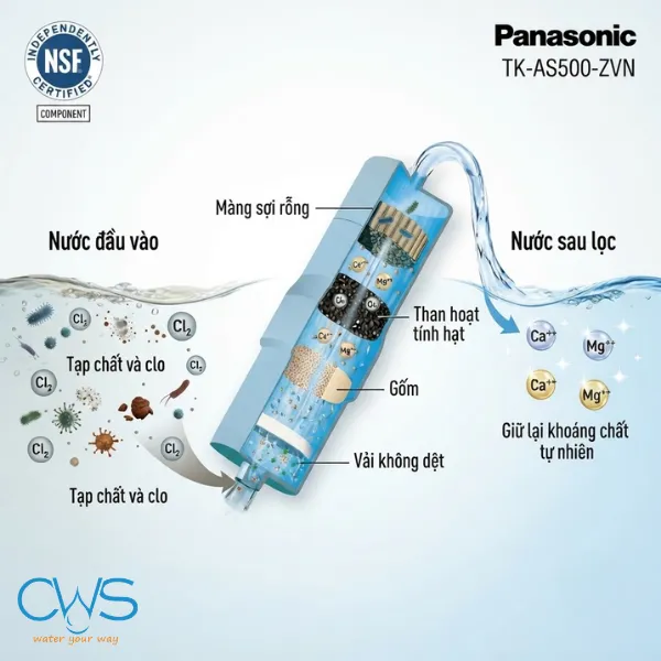 Lõi Lọc TK-AS500C-EX Có Khả Năng Xử Lý Những Tạp Chất Nào