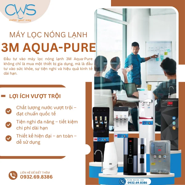 Lý Do Máy Lọc Nóng Lạnh 3M Aqua-Pure Là Giải Pháp Tối Ưu Cho Gia Đình & Doanh Nghiệp