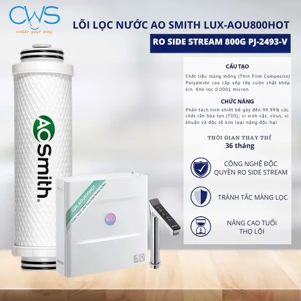 Màng RO Side Stream 800G PJ-2493-V