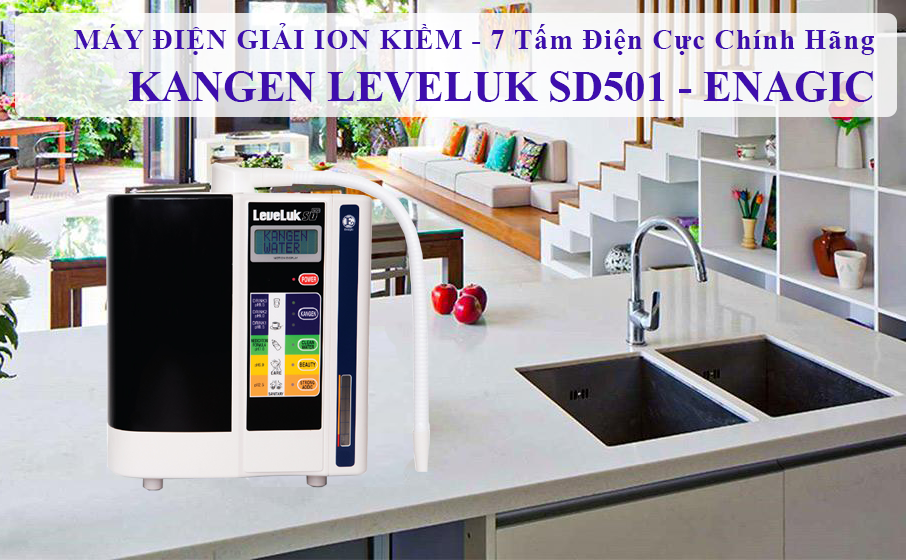 Máy điện giải ion kiềm Kangen Leveluk SD501