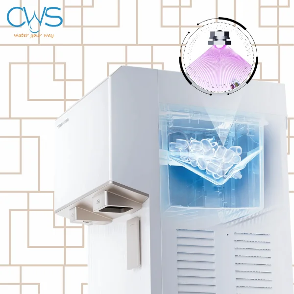 Máy lọc nóng lạnh Toshiba TWP-IW2469SVN(W) tích hợp đèn LED UV diệt khuẩn tại ngăn làm đá