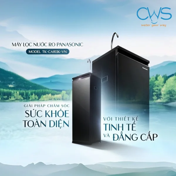 Máy lọc nước TK-CA811K-VN sở hữu thiết kế sang trọng, đẳng cấp