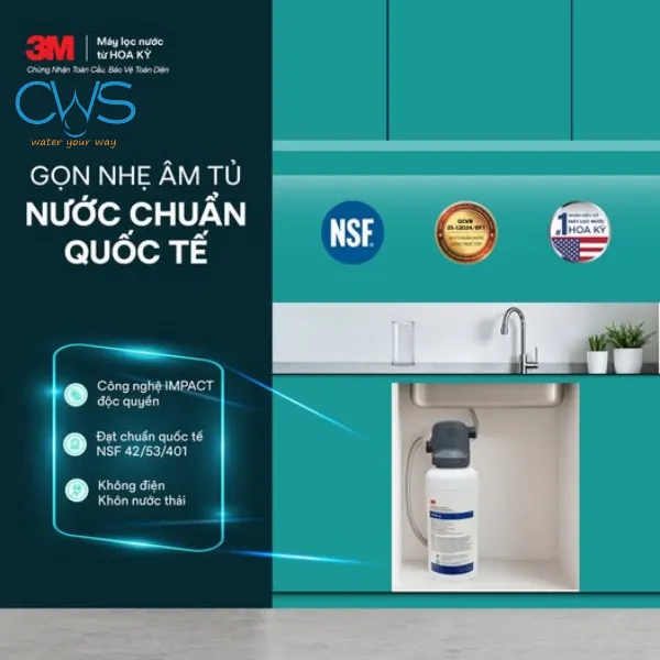 Máy Lọc Nước 3M Aqua-Pure ICE140-S Chuyên Dụng Cho Doanh Nghiệp F&B Và Dân Dụng